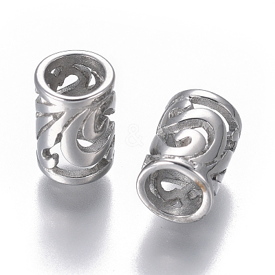 Non-Tarnish 304 Stainless European Beads STAS-I120-89-P-1