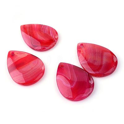 Natural Agate Pendants G-S205-M1-1