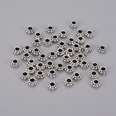 Tibetan Style Alloy Spacer Beads X-LF1565Y-1