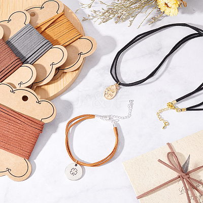 DIY Cord Bracelet Necklace Making Kit DIY-BC0009-48-1