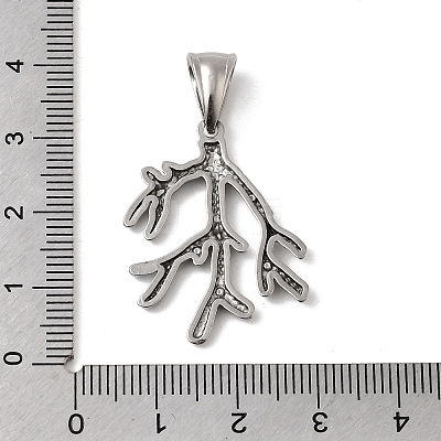 304 Stainless Steel Pendant Rhinestone Settings STAS-B167-13A-P-1
