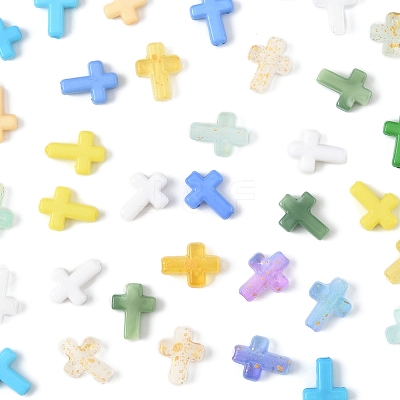 270Pcs 18 Styles Opaque Acrylic Beads SACR-FS0001-41A-1