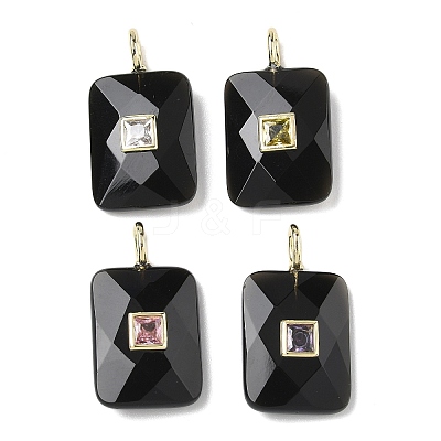 Natural Obsidian Pendants G-I391-03G-05-1