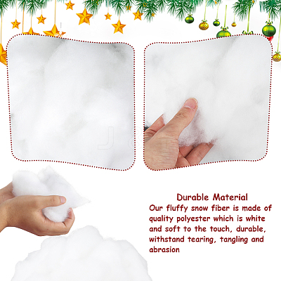 1Bag Polyester Stuffing Fiber Filling Material for Toys Pillows Doll Insert DIY-SP0005-88-1
