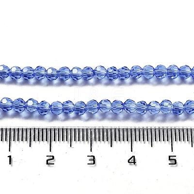 Electroplate Transparent Glass Beads Strands EGLA-A035-T3mm-A14-1