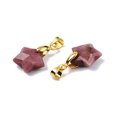 Natural Rhodonite Charms G-N326-142-05-1