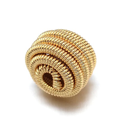 Round Brass Spring Beads KK-F0317-03-NR-1