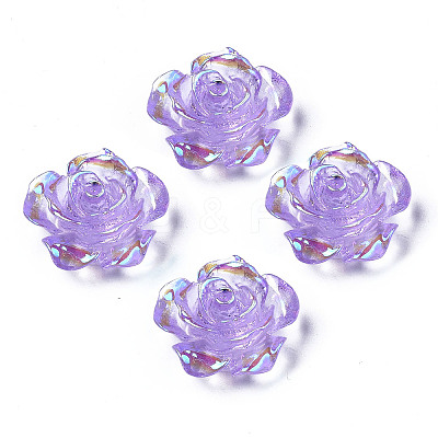 Transparent Resin Cabochons CRES-N030-001B-01-1