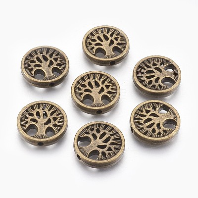 Tibetan Style Alloy Beads X-TIBEB-Q067-26AB-NR-1
