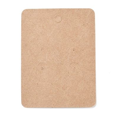 Blank Kraft Paper Jewlery Display Cards CDIS-G005-11-1