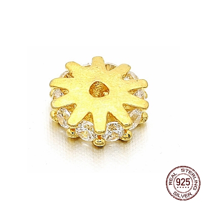 925 Sterling Silver Spacer Beads STER-K176-06G-1