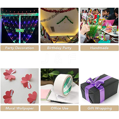Double Sided Tape Adhesive Paper DIY-WH0183-24B-1