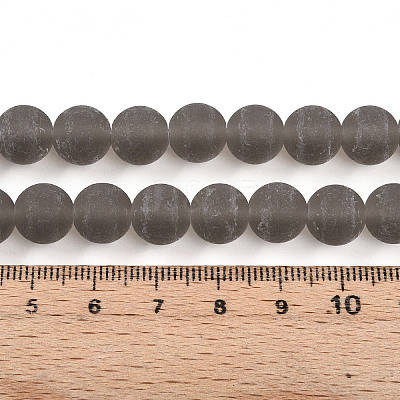 Transparent Glass Beads Strands GLAA-T032-T10mm-MD02-1