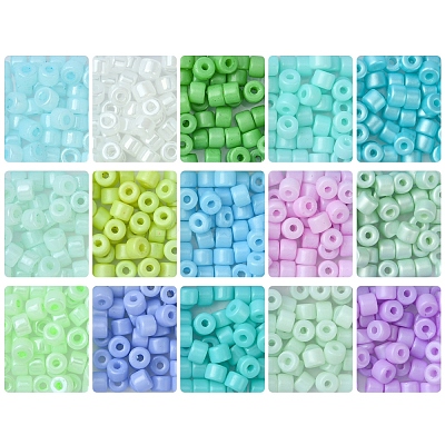 DIY Column Glass Seed Beads Bracelets Making Kits SEED-FS0001-38-1