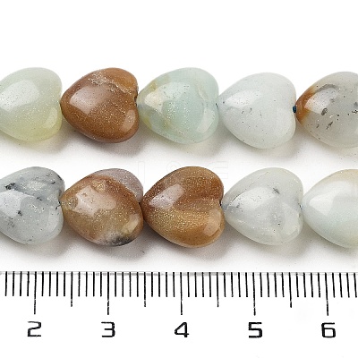 Natural Flower Amazonite Beads Strands G-B022-29C-1
