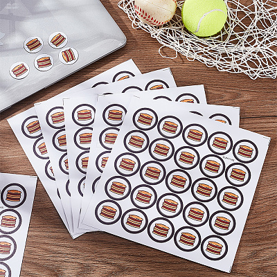 PVC Plastic Waterproof Stickers LS-DIY-WH0386-18D-1