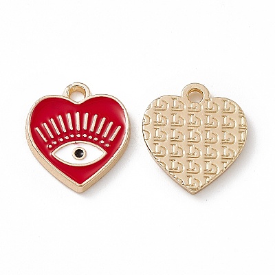 Alloy Enamel Pendants X-ENAM-K066-08A-1