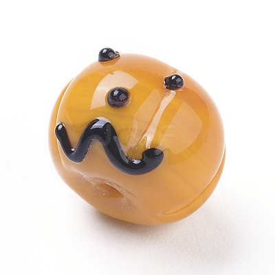 Autumn Theme Handmade Lampwork Beads LAMP-I020-02-1