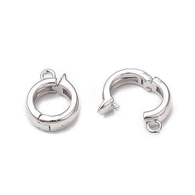 Rack Plating Brass Fold Over Clasps LS-KK-E080-03P-1