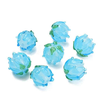 Handmade Lampwork Beads LAMP-F041-02-A07-1