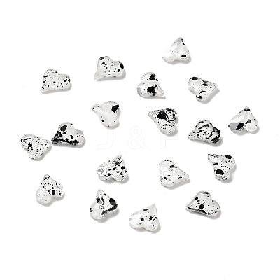 Spot Pattern Resin Cabochons MRMJ-G015-03-1