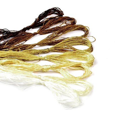 Real Silk Embroidery Threads OCOR-D012-01O-1