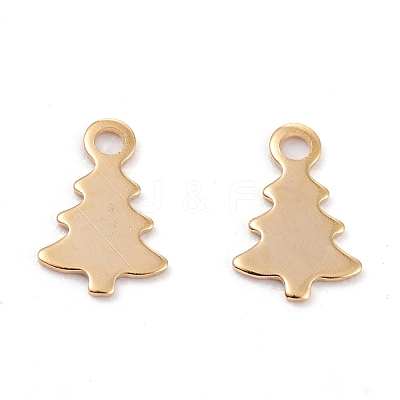 Christmas 201 Stainless Steel Charms X-STAS-C017-03A-G-1