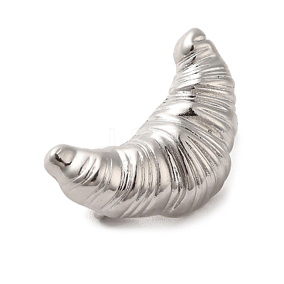 Alloy Croissant Brooch Pin JEWB-F019-01P-1