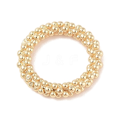Brass Closed Jump Rings KK-S369-02G-03-1