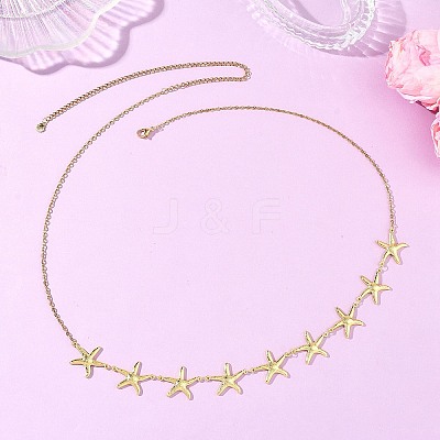 Ocean 304 Stainless Steel Link Waist Chains for Women NJEW-C00041-01-1