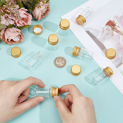 Glass Bottles Bead Containers CON-BC0007-63A-1