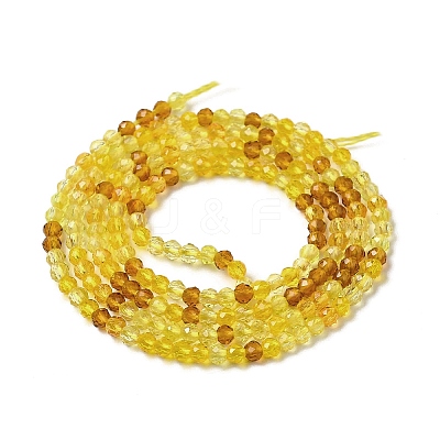 Transparent Glass Beads Strands GLAA-H027-01H-1