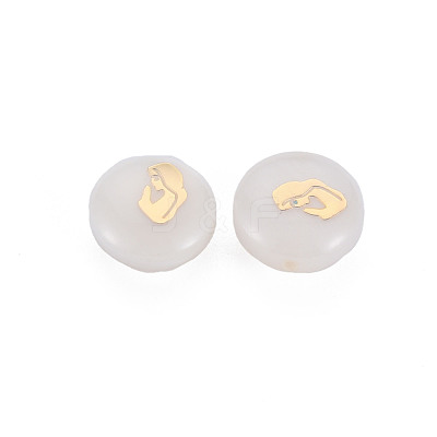 Natural Freshwater Shell Beads SHEL-S278-051-1
