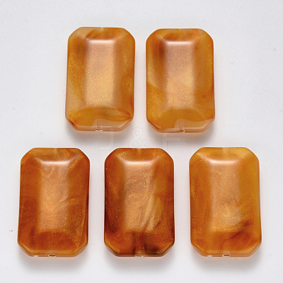 Imitation Gemstone Acrylic Beads OACR-R075-01D-1
