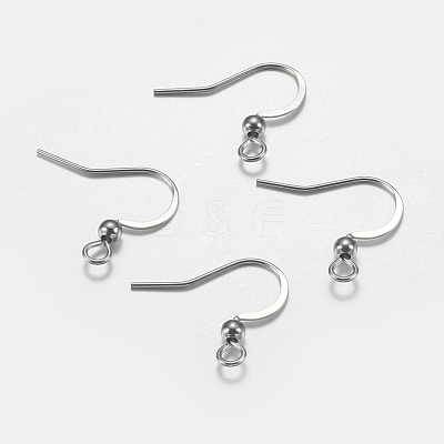 Tarnish Resistant 304 Stainless Steel French Earring Hooks STAS-I097-049P-1