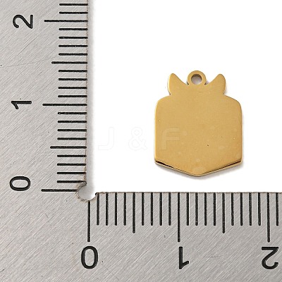 Christmas Theme 304 Stainless Steel Enamel Charms STAS-Z093-02D-1