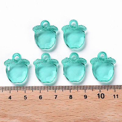 Transparent Acrylic Pendants TACR-S154-28B-68-1