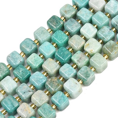Natural Amazonite Beads Strands G-F832-A04-01-1