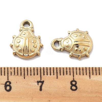 PVD Vacuum Plating 304 Stainless Steel Charms STAS-R130-15G-1