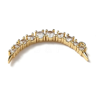 Brass Micro Pave Cubic Zirconia Pendants KK-I276-36G-1
