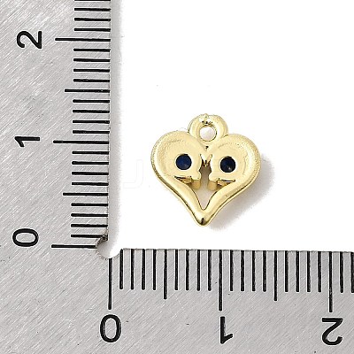 Brass Micro Pave Cubic Zirconia Pendants KK-L258-11-1