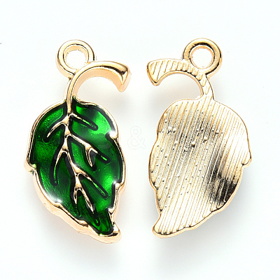 Alloy Enamel Pendants X-ENAM-S121-022B-1