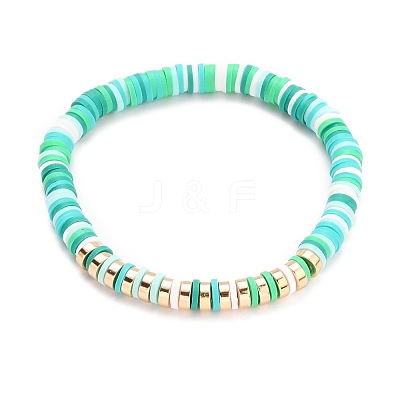 Handmade Polymer Clay Heishi Beads Jewelry Sets SJEW-JS01136-04-1