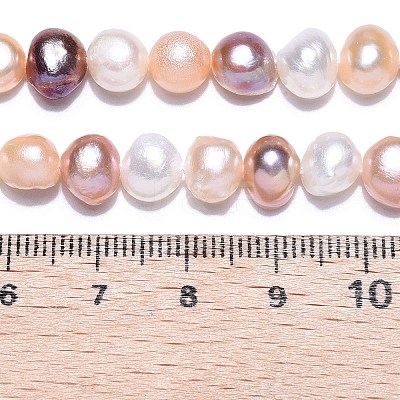 Natural Cultured Freshwater Pearl Beads Strands PEAR-T003-10-1