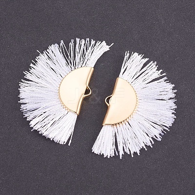 Nylon Tassel Pendants KK-F755-28G-09-NF-1