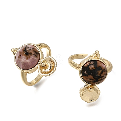 Brass Cuff Rings for Women GG-CBA7610-10G-06-1