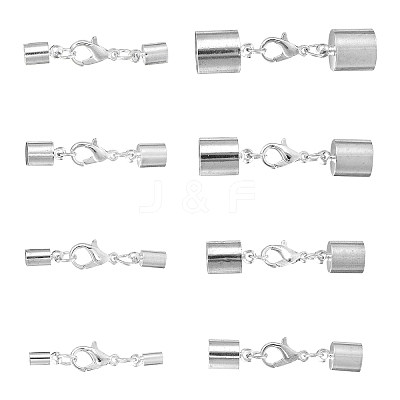 8 Styles Alloy Lobster Claw Clasps FIND-CJ0001-44S-1