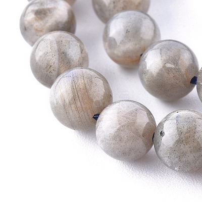Natural Labradorite Beads Strands G-G212-8mm-23-1