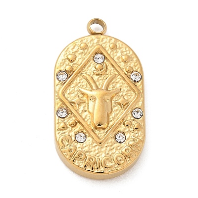 304 Stainless Steel Pendants LS-STAS-F349-03G-04-1
