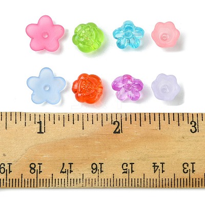 100Pcs 4 Styles Transparent Acrylic Beads TACR-FS0001-45-1